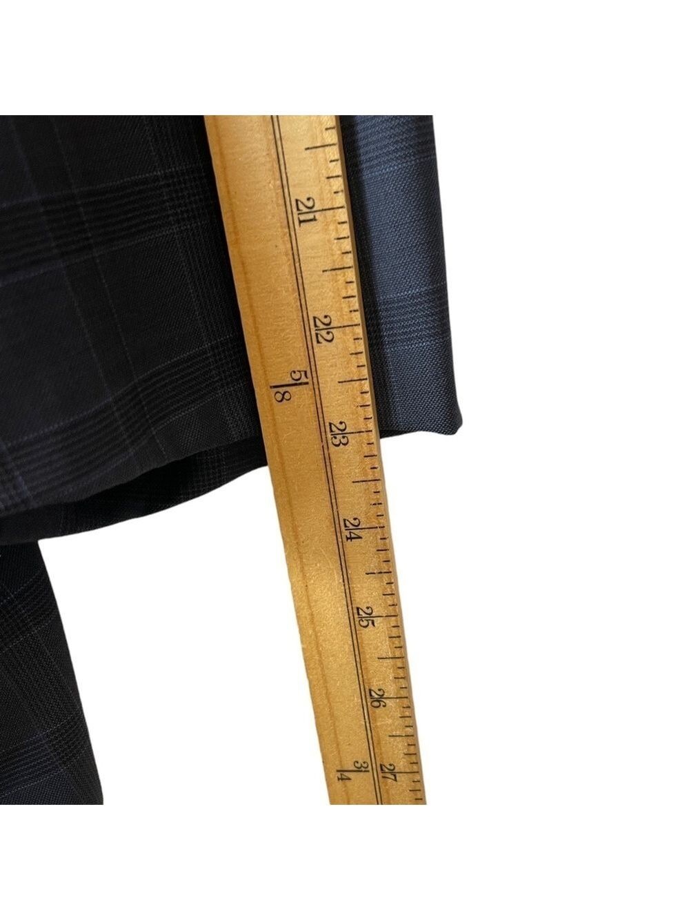 Hickey Freemen Mens Suit Jacket Blazer Size 40R 33S Sports Coat Plaid Classic - Picture 15 of 15